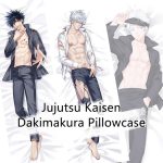 anime jujutsu kaisen gojo satoru fushiguro megum dakimakura hugging body pillow case props double sided pillowcase